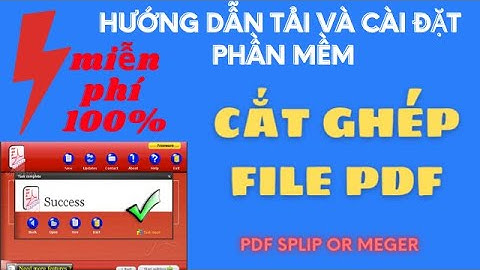 Hướng dẫn tải và cài đặt phần mềm cắt và ghép file PDF hoàn toàn miễn phí || Tùng Bê