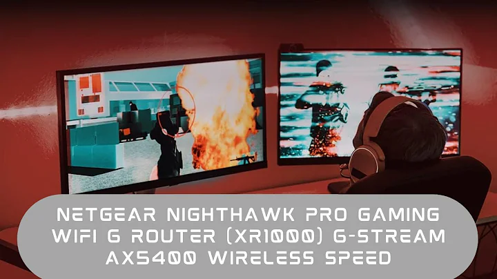 NETGEAR Nighthawk Pro Gaming WiFi 6 Router (XR1000) 6-Stream AX5400 Wireless Speed (up to 5.4Gbps)