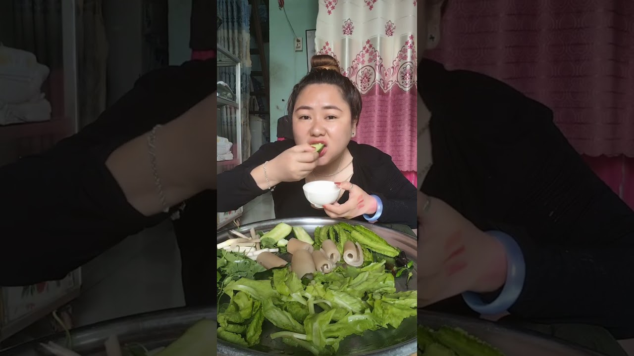 Da heo luộc chấm nước mắm chua cay🌶️