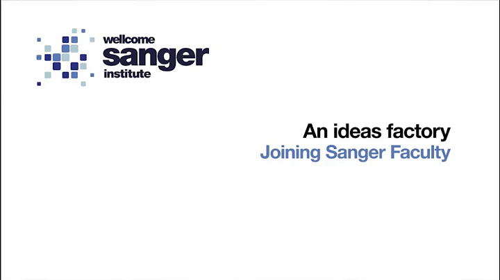 Joining the Wellcome Sanger Institute's Faculty