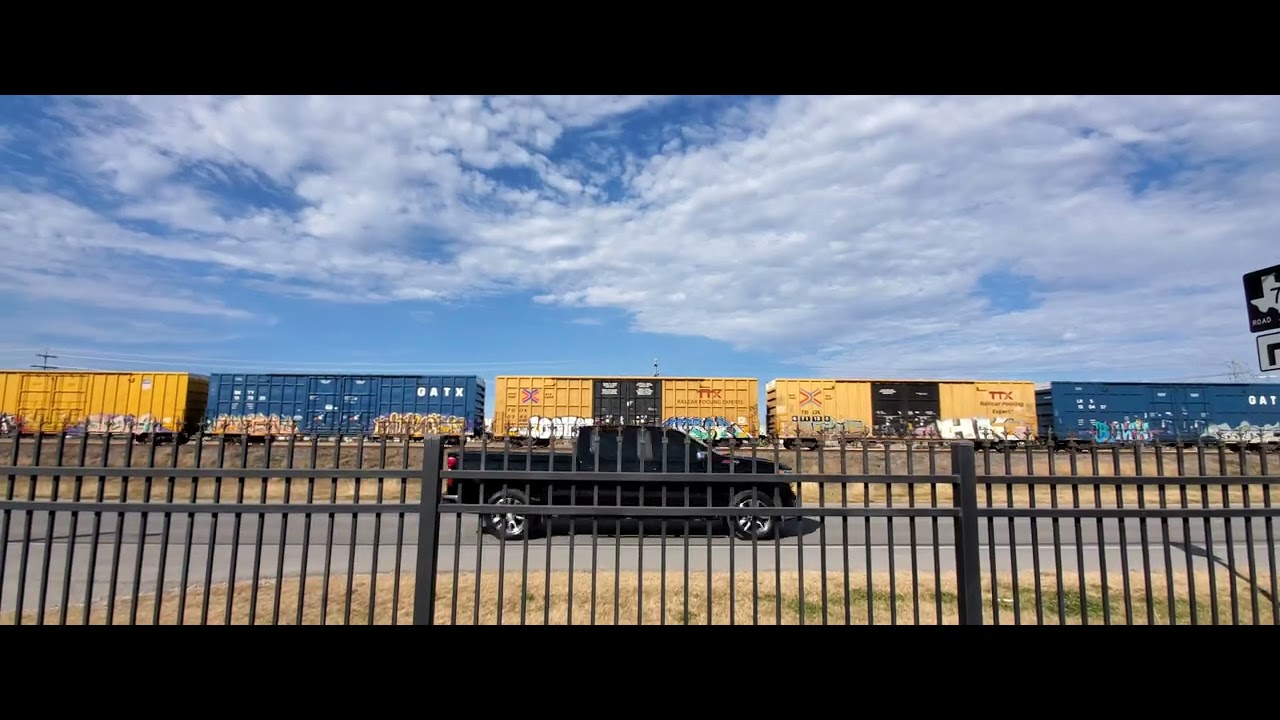 Mixed Freight Train- Seguin TX (2-8-2026)