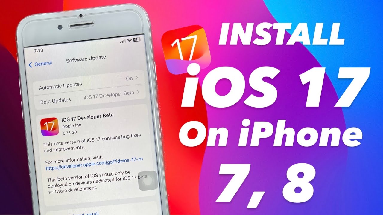 iOS 17 Free update on iPhone 7, iPhone 8 - Install iOS 17 Now - YouTube
