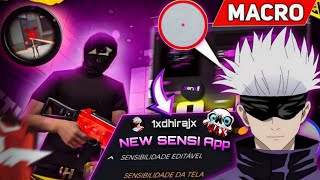 പുതിയ Sensi 🇧🇷👾App 💀 With MACRO button 🔘✅ | FREE FIRE HEADSHOT APP 🎯 All Device📱 FREE FIRE MALAYALAM screenshot 2