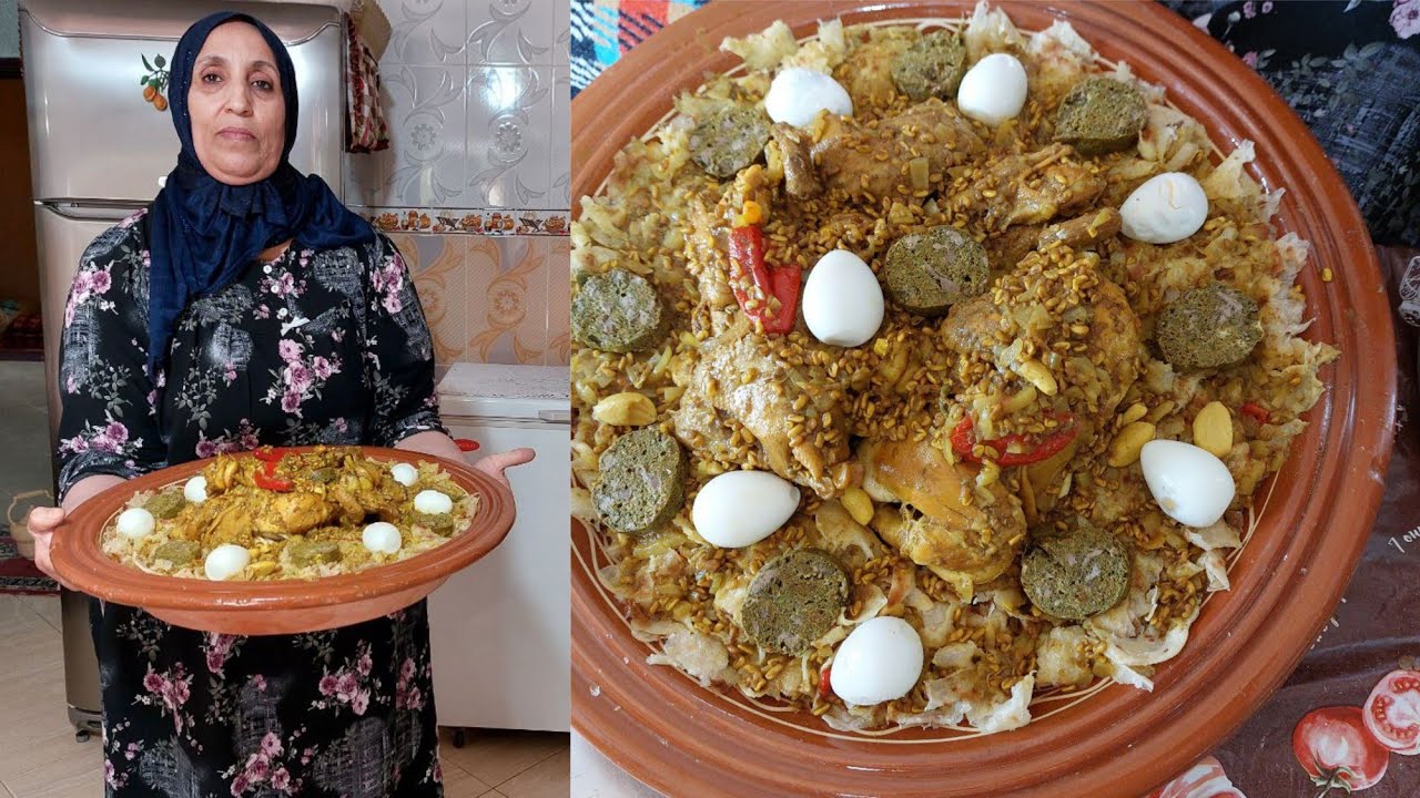 سر ديال رفيسة باش تجيك بنينة ومعلكة ومرق خاتر ومسمنات مورقين ومقرمشين طبق مغربي مفضل عندي