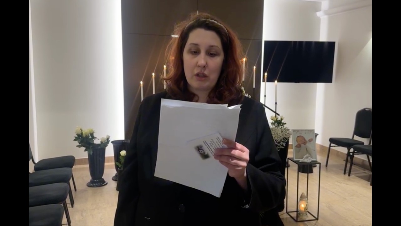 Vaiką laidojančios mamos žodžiai sūneliui Danieliui