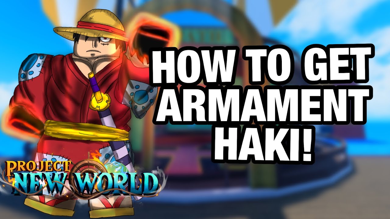 How to get BUSO/ARMAMENT HAKI in Project New World! (Roblox) 