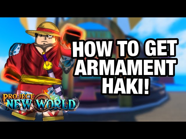 How to get BUSO/ARMAMENT HAKI in Project New World! (Roblox) 