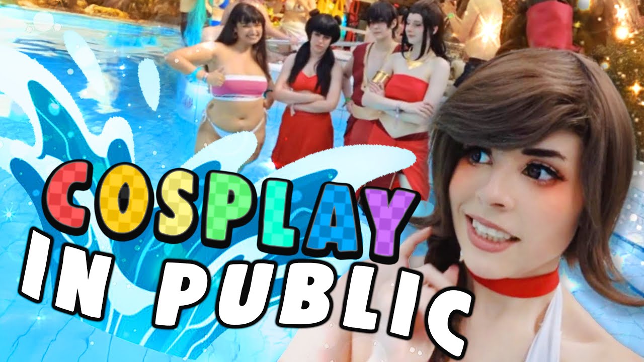 Cosplaying in public at the SWIMMING POOL!