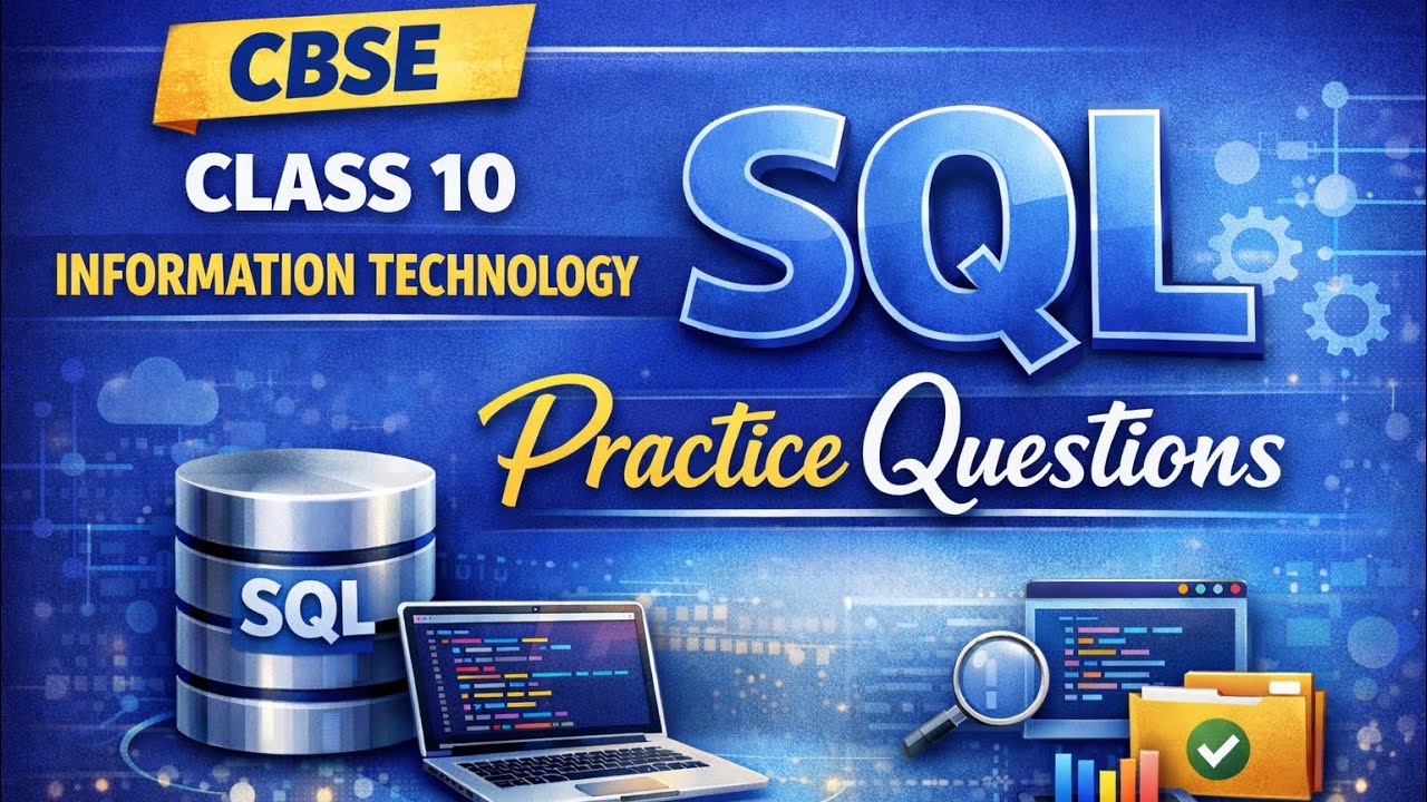 Examveda Sql #sql Practice Questions #class10 #boardexam #402 #database #management ...