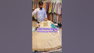 Handblock Print Jaipuri Print Gowns #jaipur #fashion #cottondress #wholesalemarket #kurtifashion