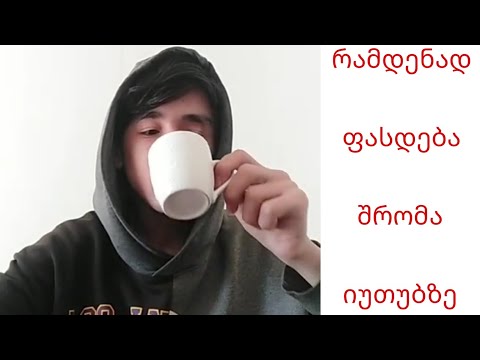 რამდენად ფასდება შრომა იუთუბზე შუადღის ვლოგი☕