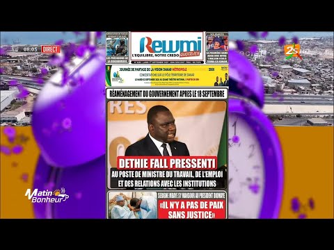 Revue des titres du 01 Sept. 2025– avec Cheikh Kébé – Matin Bonheur