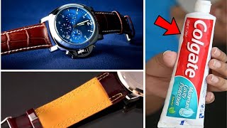 In this video i will tell you how to clean leather watch strap with
baking soda and toothpaste at home. no doubt that strap’s smell is
so annoy...