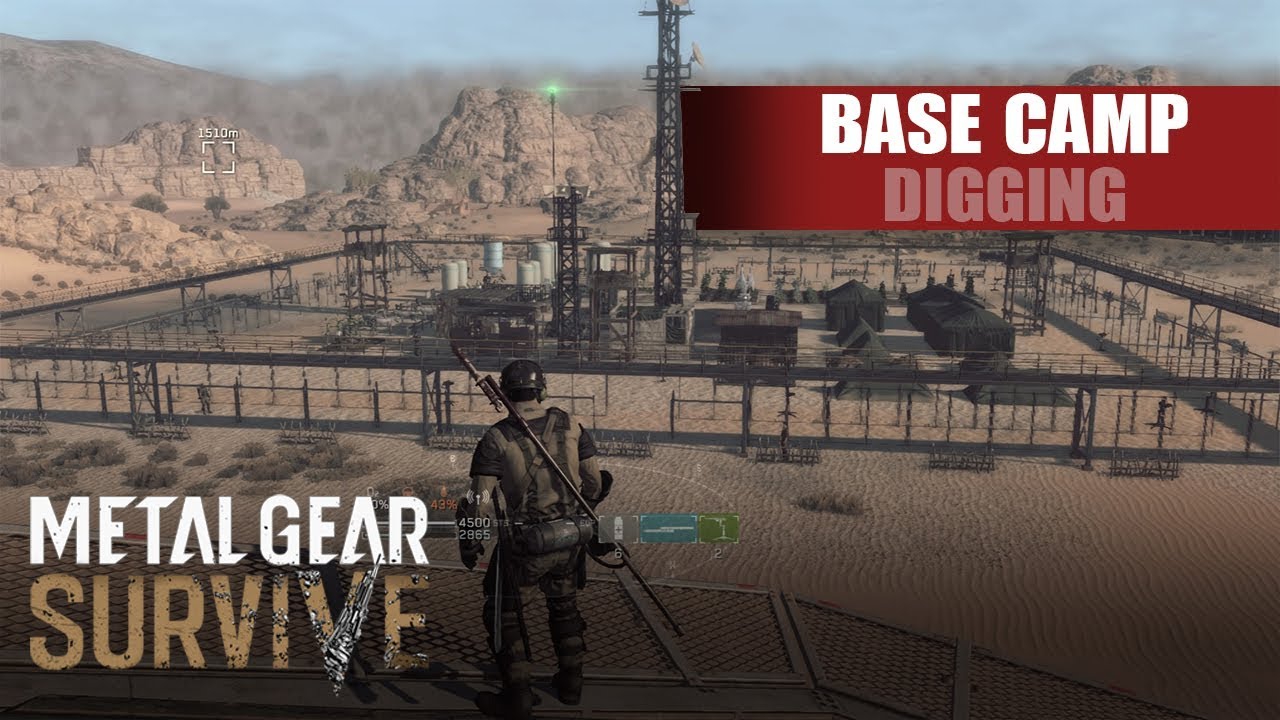 Base Camp Dig PLAN 2 - Metal Gear Survive (PS4)