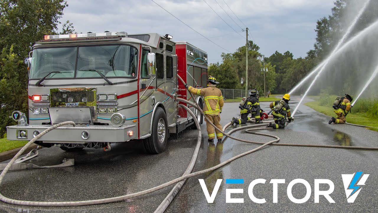 Vector All Electric Firetruck Spartan