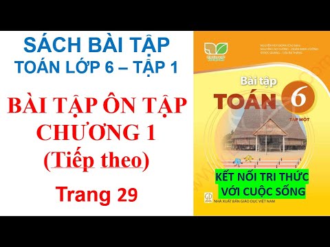 Video Bài tập ôn tập chương 1 - tiếp theo trang 29 sbt toán... - YouTube