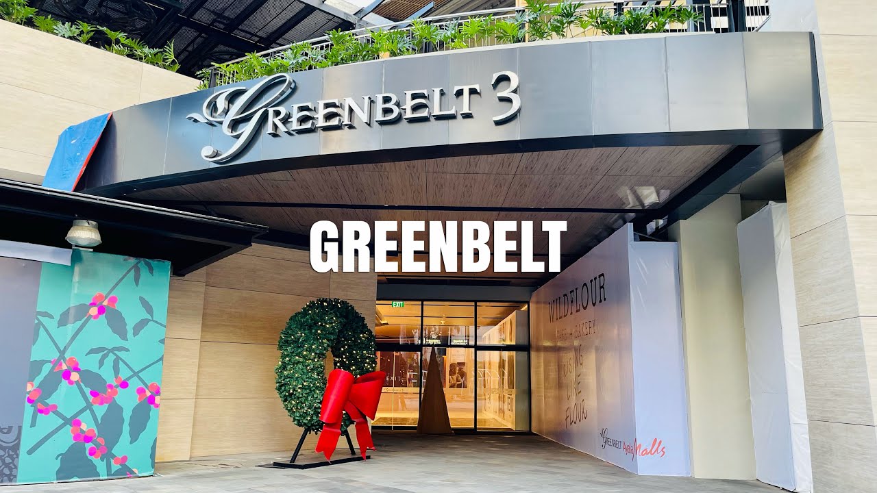 4K  Newly Renovated Greenbelt 3   Greenbelt 5 Mall Walking tour