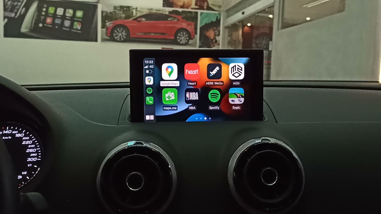 Audi A3 2015 - instalação Apple CarPlay e Android auto com câmera de ré - ArtsomAuto