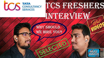 TCS FRESHER INTERVIEW FOR ASSISTANT SYSTEM ENGINEER POST