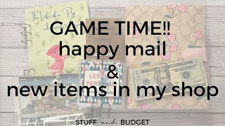It's Game Time | NEW SHOP ITEMS | Happy Mail!