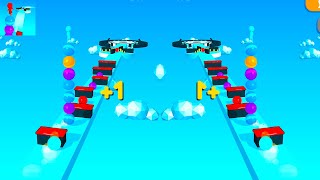 Stack Rider All Levels Gameplay Walkthrough Android, iOS Part-1 SHAPE GAMES 655 screenshot 2