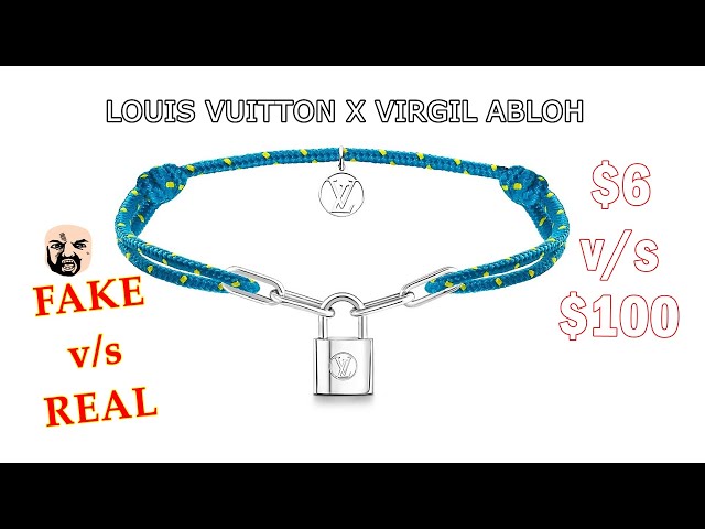 LOUIS VUITTON Silver Lockit Unicef Bracelet  Original Vs Replica Luxury  Designer Jewelry Dupes Haul 