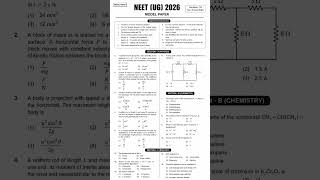 Re Neet Paper Model Paper v| #reneetpaper #reneet2026 #reneet #neetpaper2026 #neet2026 #viral #love