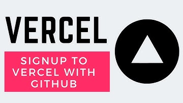 How To Signup To Vercel With Github (2025)
