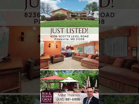 8236 Scotts Level Road, Pikesville, MD home video tour