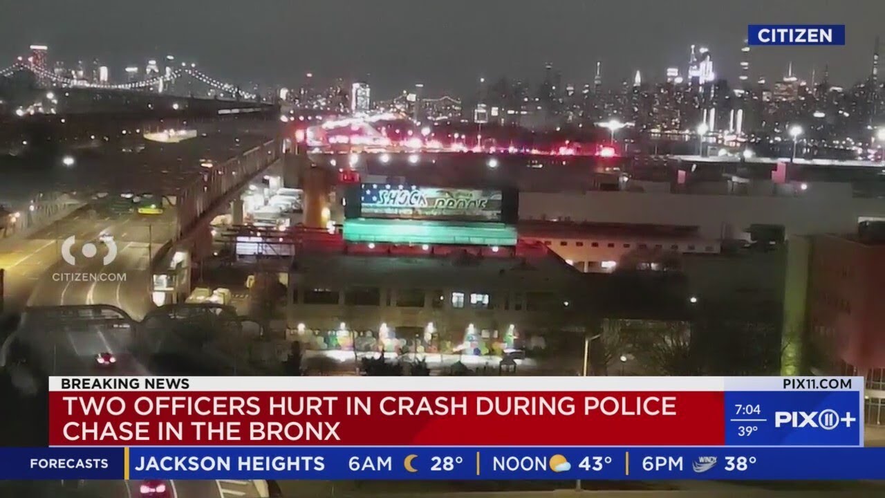 2 officers injured during pursuit of car on Bronx River Parkway: NYPD ...