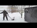 Снегоуборщик ALKO Snowline 46E. Бережное перемещение снега из пункта А в пункт Б:)))