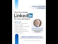 Post Grad Life - How to Leverage LinkedIn for Your Job Search