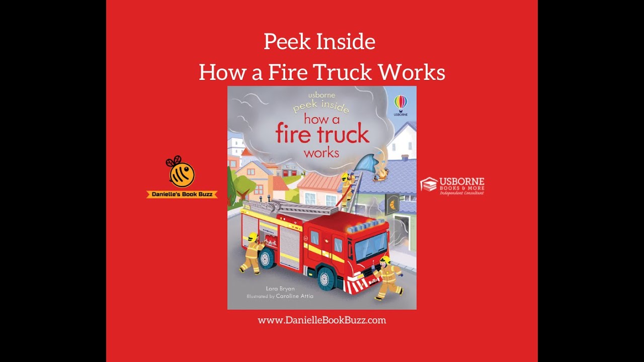 Usborne Peek Inside How a Fire Truck Works - Usborne Books & More - YouTube