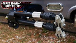 CURT Seeker™ Steel RV Tow Bar | 10K Capacity, Auto-Lock Arms, Easy Stowing Design