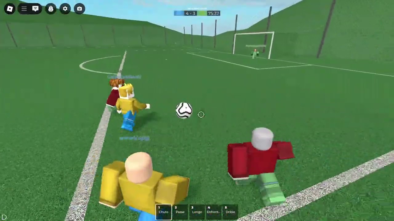 Tentando ser o melhor CB do Roblox #1 (Futebol Classico)