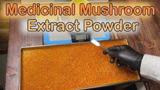 How to Make Medicinal Mushroom Dual Extract Powder screenshot 5
