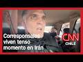 Equipo de CNN debió buscar refugio en Irán por ataque aéreo