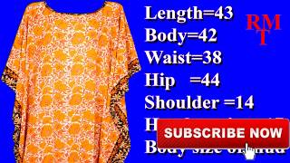 Kaftan kurti cutting and stitching in bangla. .kaftan bangla .please
don't forget like, share & subscribe.... please for...