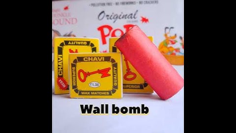 Matchsticks deewar bomb. #ytshorts #trending #shorts