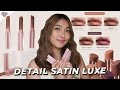 YAS OR PASS | SHEER BA TALAGA? | DETAIL COSMETICS SATIN LUXE LIPSTICK REVIEW & SWATCHES | MAE LAYUG