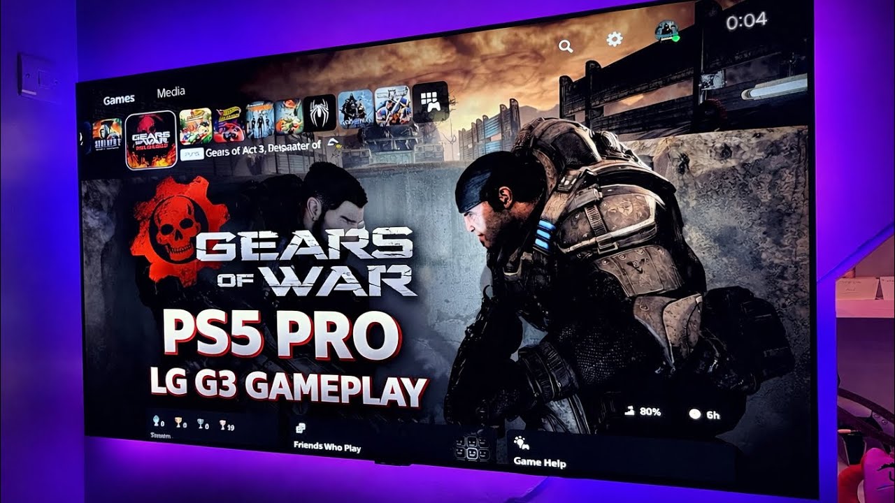 Gears of War Remastered 🔥 PS5 Pro Gameplay on LG G3 OLED  Looks Insane 