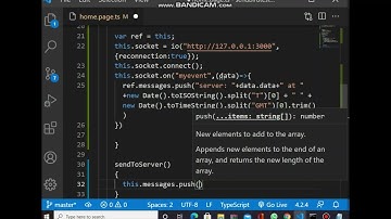 chat application in ionic and node js  using socket.io