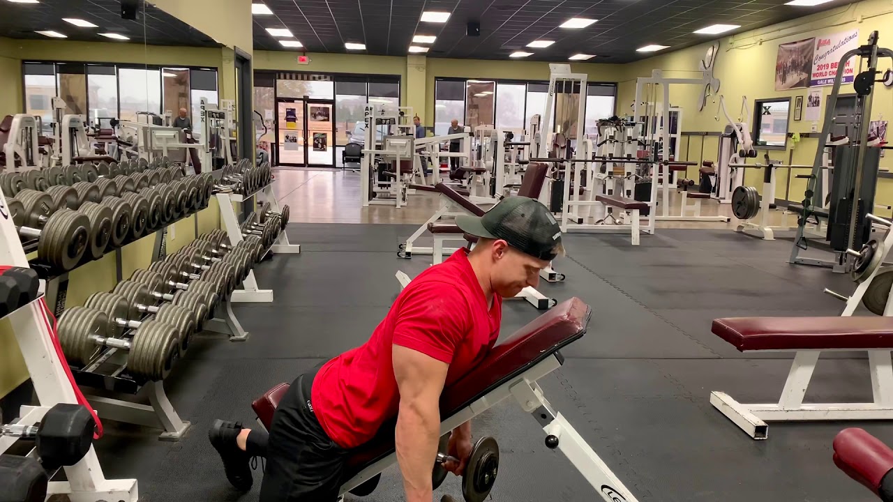 Chest supported incline DB Shrug YouTube