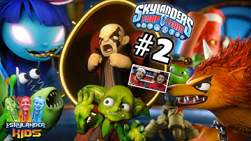 Lets Play Skylanders Trap Team: Chapter 2 - Know It All Island w/ Slobber Trap, Tussel Sprout...