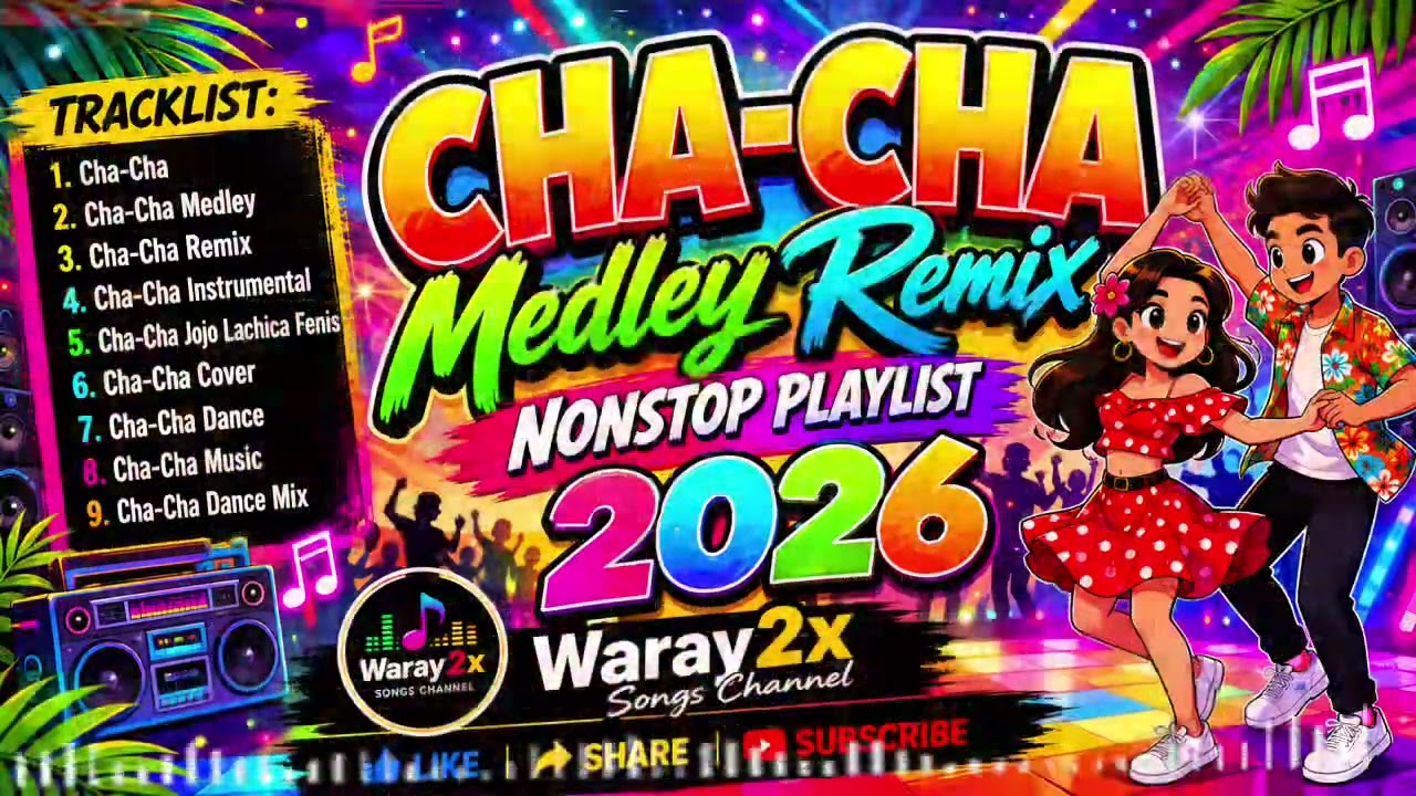Ultimate Party Vibe: Cha-Cha Remix 2026 (Nonstop) 🎶