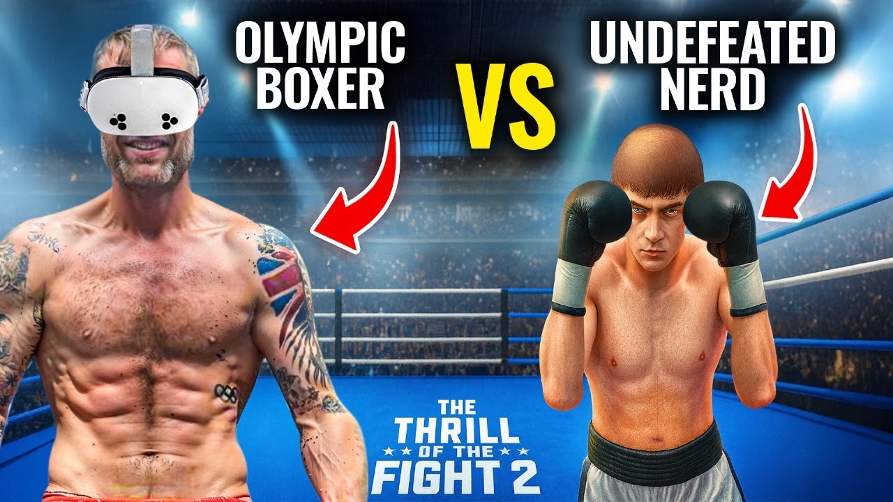 Olympic Boxer Faces CRAZY VR Opponent! | Thrill of the Fight 2 (Boxing Game)
