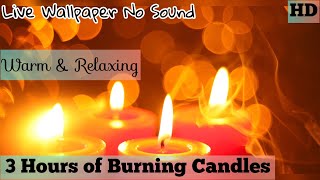 Warm & Relaxing Burning Candles. Live Wallpaper No Sound screenshot 5