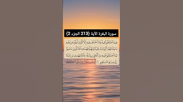 سورة البقرة الآية (213 الجزء 2) | القارئ الشيخ: سعد الغامدي