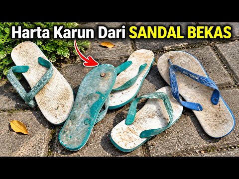 JUTAAN orang tidak tahu‼️Fungsi Rahasia dari sandal bekas