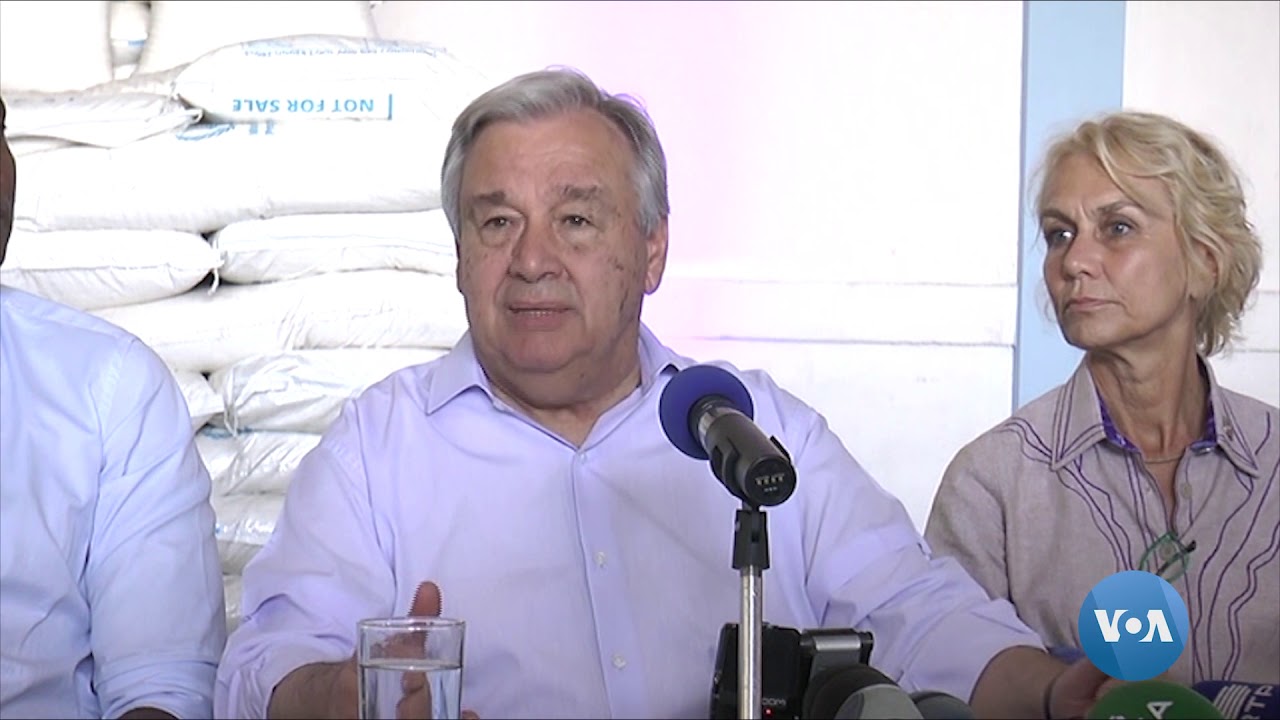 Guterres termina visita a Moçambique, com apelo sobre as alterações climáticas